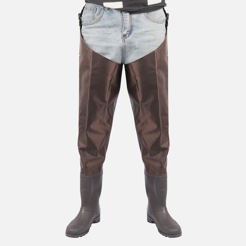 GREENWATER Hip Waders for Men Women with Boots Waterproof,2-Ply Bootfoot Hip Waders with Cleated for Fishing & Hunting - Image 3